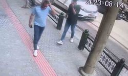 Kadın sürücü trafik polisine böyle çarptı!