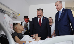 Cumhurbaşkanı Erdoğan, Gazzeli hastaları hastanede ziyaret etti!