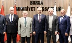 Bursaspor yönetimi, Bursa Cumhuriyet Başsavcısı Ramazan Solmaz’ı ziyaret etti
