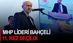 MHP lideri Bahçeli 11. kez seçildi