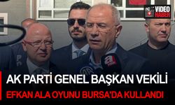 AK Parti Genel Başkan Vekili Efkan Ala ve İl Başkanı Gürkan oyunu Bursa'da kullandı