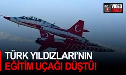 Türk Yıldızları’nın eğitim uçağı düştü!