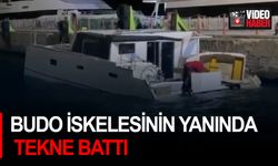 Bursa’da BUDO iskelesinin yanında tekne battı