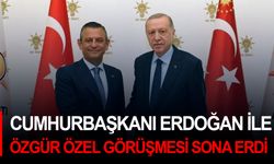 Cumhurbaşkanı Erdoğan ile Özgür Özel görüşmesi sona erdi