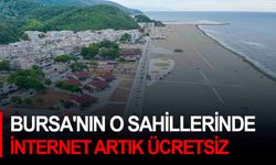 Bursa'nın o sahillerinde internet artık ücretsiz