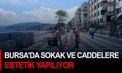 Bursa'da sokak ve caddelere estetik yapılıyor