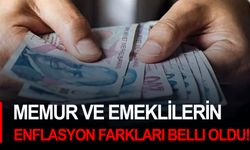 Memur ve emeklilerin Temmuz ayı enflasyon farkları belli oldu!