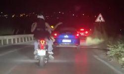 Motosiklet üzerinde dans etti, kural tanımadı