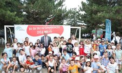 Nilüfer'de 300 çocuk kütüphane etkinliğinde bir araya geldi