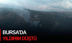 Bursa’da yıldırım düştü