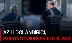 Azılı dolandırıcı, parkta otururken tutuklandı