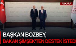 Başkan Bozbey, Bakan Mehmet Şimşek’ten destek istedi