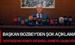 Başkan Bozbey'den şok açıklama! “Büyükşehir hizmetleri engellenmeye çalışılıyor"