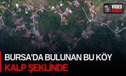 Bursa'da bulunan bu köy kalp şeklinde