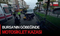 Bursa'nın göbeğinde motosiklet kazası