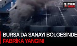 Bursa'da sanayi bölgesinde fabrika yangını