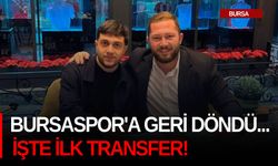 Bursaspor'a geri döndü... İşte ilk transfer!