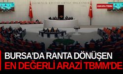 Bursa'da ranta dönüşen en değerli arazi TBMM'de