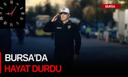 Bursa'da hayat durdu