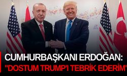 Cumhurbaşkanı Erdoğan: "Dostum Trump'ı tebrik ederim"