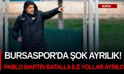 Bursaspor'da şok ayrılık! Pablo Martin Batalla ile yollar ayrıldı