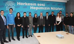 Bursa Nilüfer'de Başkan Özdemir gençleri ağırladı