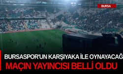 Bursaspor'un Karşıyaka ile oynayacağı maçın yayıncısı belli oldu