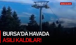 Bursa'da havada asılı kaldılar!