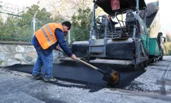 Bursa Osmangazi'de yol çalışmaları sürüyor