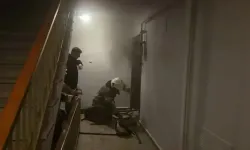 Mudanya’da 4 katlı binada yangın