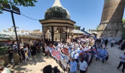 Binlerce kişi kişi Filistin için yürüdü