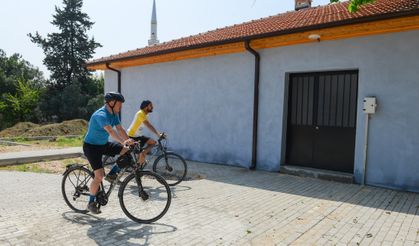 Bursa’da eski köy okulları bisiklet evi oluyor