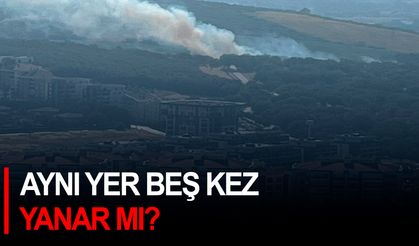 Aynı yer beş kez yanar mı?