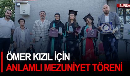 Ömer Kızıl için anlamlı mezuniyet töreni