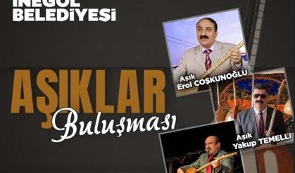 Bursa İnegöl yeni yılın ilk etkinliğinde 'Aşık'ları buluşturuyor