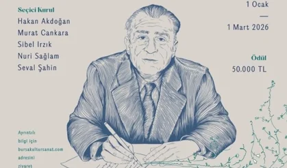 Bursa'da Tanpınar Roman Ödülü'ne başvurular başladı