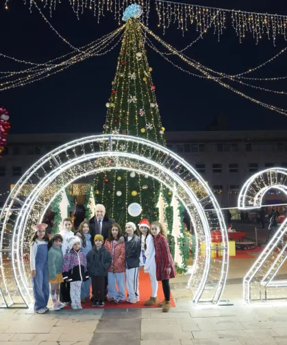 Bursa Nilüfer'de yeni yıl coşkusu başladı