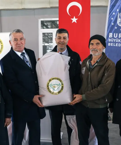 Bursa Büyükşehir'den Harmancık'ta kırsal üretime güçlü destek