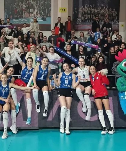 Bursa Nilüfer'in sultanları zorlu maçı kazandı