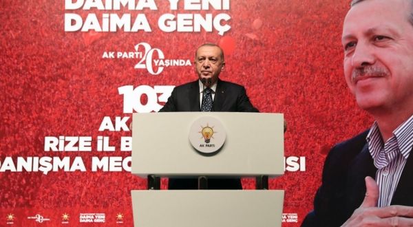 Cumhurbaşkanı Erdoğan AK Parti Rize İl Meclisi'nden çarpıcı açıklamalarda bulundu