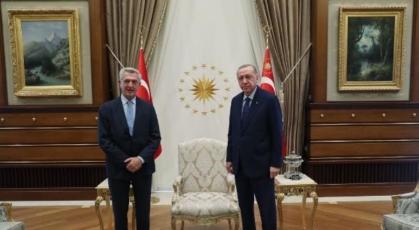 Erdoğan, BM Mülteciler Yüksek Komiseri Grandi'yi kabul etti