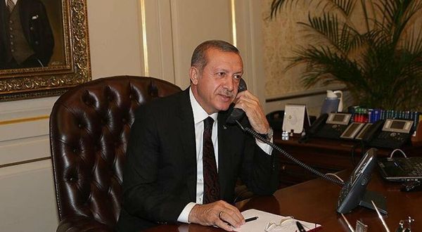 Cumhurbaşkanı Erdoğan Kazakistan'a ilişkin temaslar kurdu