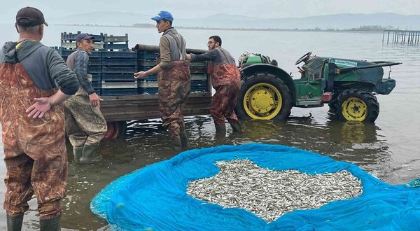İznik Gölü’nde gümüş balığı av sezonu açıldı!