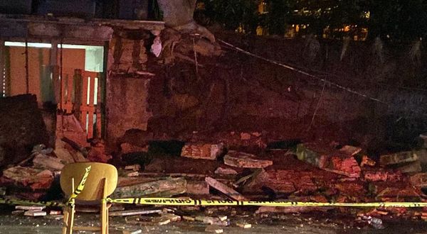 Ünlü şefin restoranında istinat duvarı çöktü: 1 ölü, 1 yaralı