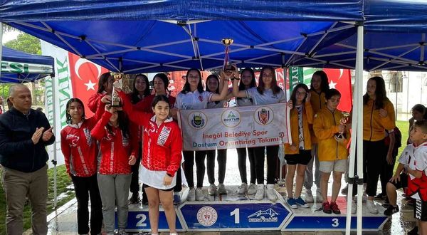 Dostum Oryantiring takımı U14’te Türkiye şampiyonu oldu