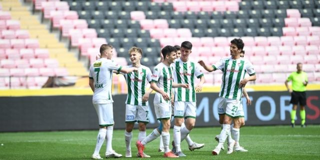 Bursaspor 5 yıl aradan sonra deplasmanda 5 gol attı