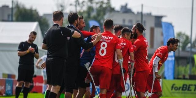 Ampute Futbol Milli Takımı, Avrupa Şampiyonası'nda yarı finalde