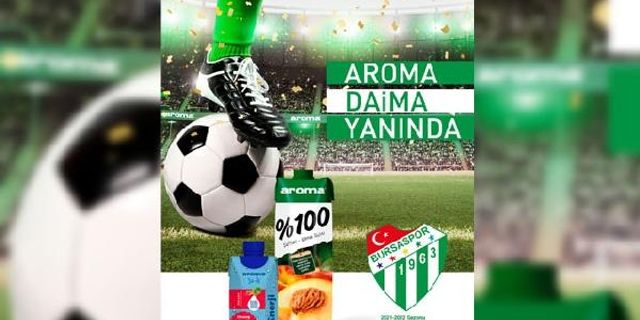 Aroma, Bursaspor’un ‘tozluk sponsoru’ oldu