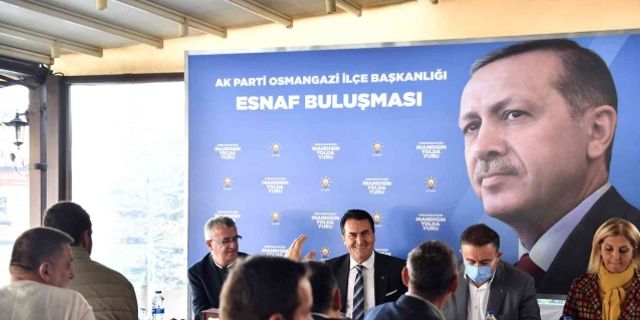 AK Parti Osmangazi, Kükürtlü esnafı ile buluştu