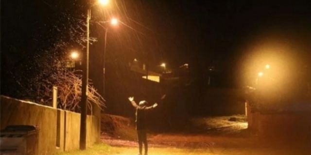 Bursa'nın o ilçesinde mevsimin ilk karı başladı!